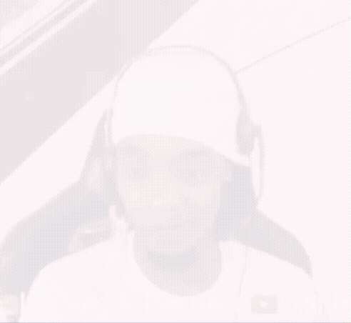 A Man Wearing Headphones And A Headband With The Words Flight 23 White On The Bottom Right GIF