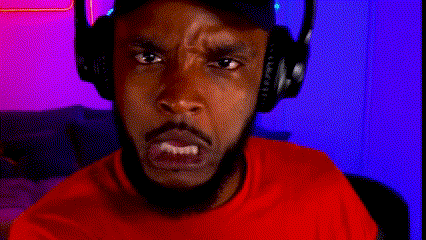 A Man Wearing Headphones And A Red Shirt Is Asking The Question " Dafuq " GIF