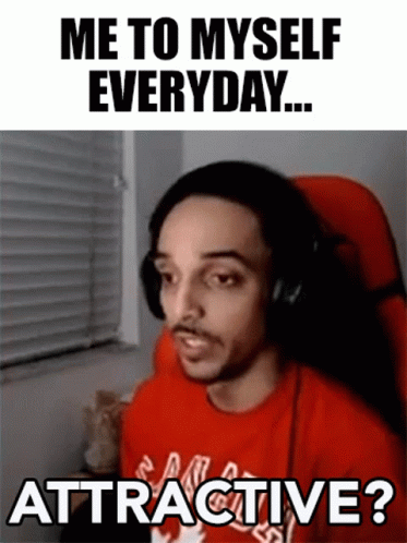 Man With Headphones And Red Shirt Making Funny Face GIF
