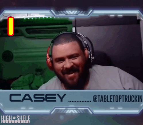 A Man Wearing Headphones Has The Name Casey On His Screen GIF