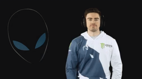 A Man Wearing Headphones Is Wearing A Monster Energy Sweatshirt GIF