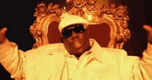 Man Wearing Sunglasses And Hat Sitting On Throne GIF