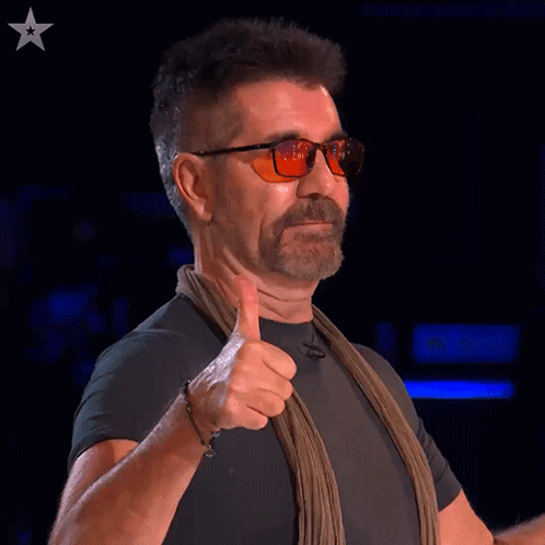 Man With Sunglasses And Scarf With Star GIF