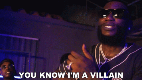 Man In Sunglasses Says You Know I'm A Villain GIF