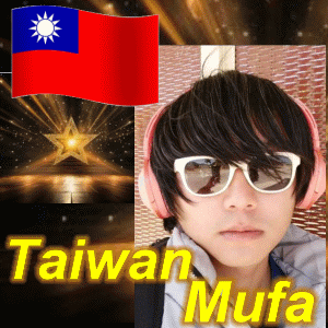 A Man Wearing Sunglasses And Headphones With The Name Taiwan Mufa GIF