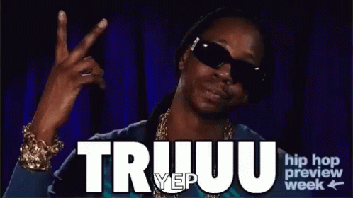 A Man Wearing Sunglasses Giving A Peace Sign With The Words Hip Hop Preview Week Below Him GIF