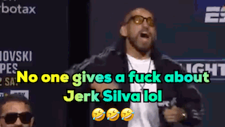 A Man Wearing Sunglasses Says No One Gives A Fuck About Jerk Silva GIF