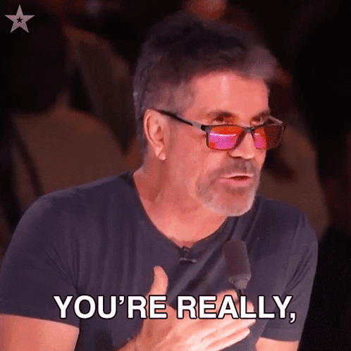 Man With Sunglasses Says You're Really In Front Of Microphone GIF