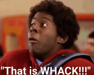 A Man With A Backpack Says That Is Whack !!! GIF