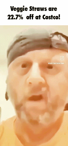 A Man With A Bandana On His Head Is Talking About Veggie Straws GIF
