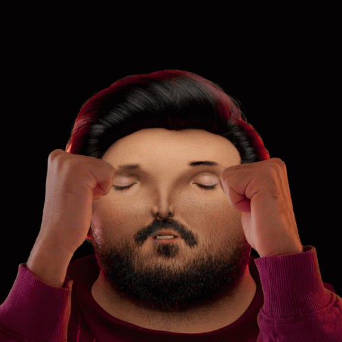 A Man With A Beard And A Surprised Look On His Face GIF