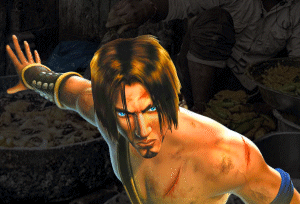 A Man With A Beard And Blue Eyes Is Without A Shirt On GIF