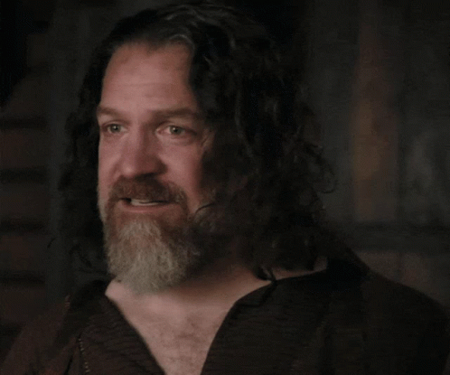 a man with a beard and long hair says no no that makes no sense