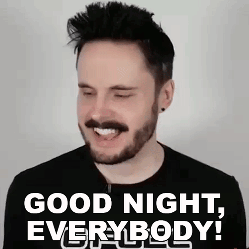 Man Smiling And Saying Good Night GIF