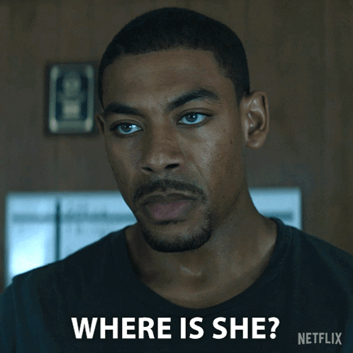 Bearded Man Asking Where Is She Netflix GIF