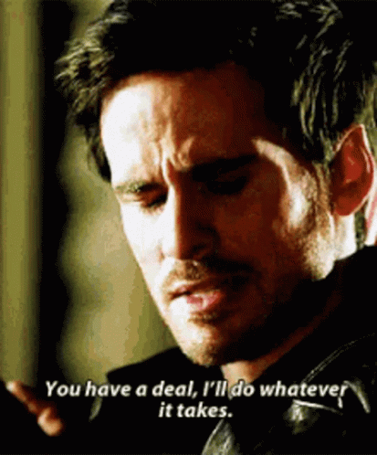 A Man With A Beard Is Crying And Saying You Have A Deal I 'Ll Do Whatever It Takes GIF