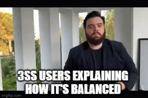 a man with a beard is explaining how it 's balanced .