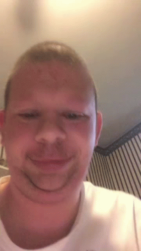 A Man With A Beard Is Making A Funny Face . GIF