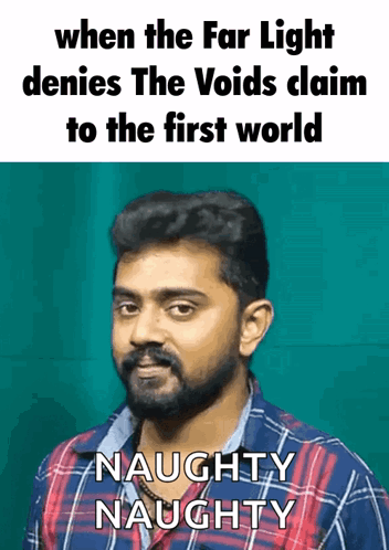 A Man With A Beard Is Making A Funny Face With The Words " Naughty Naughty " Below Him GIF