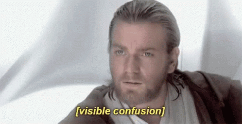 A Man With A Beard Is Saying Visible Confusion . GIF