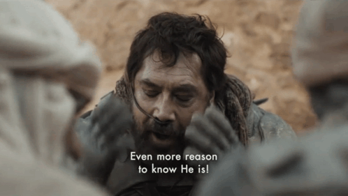 A Man With A Beard Is Surrounded By Other Men And Says Even More Reason To Know He Is GIF