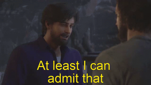 Man With Beard Talking To Another Man GIF