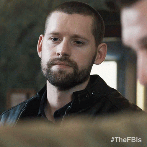 A Man With A Beard Is Wearing A Black Jacket And The Hashtag #Thefbls GIF