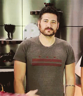 Man With Beard Wearing Washington D.C. Shirt GIF