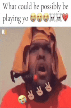 A Man With A Beard Is Wearing A Hat And A Red Shirt . GIF