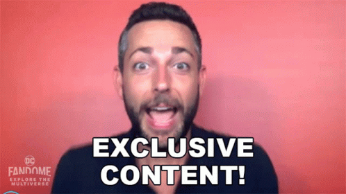 A Man With A Beard Says Exclusive Content GIF