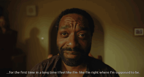 a man with a beard says for the first time in a long time i feel like im