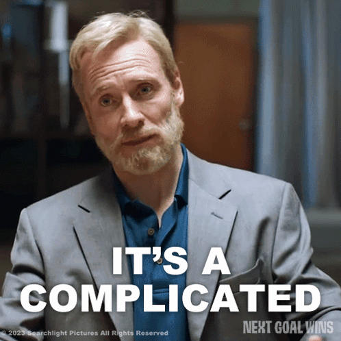 A Man With A Beard Says It 'S A Complicated Next Goal Wins GIF