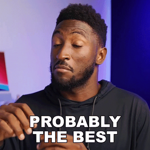 A Man With A Beard Says Probably The Best With His Eyes Closed GIF