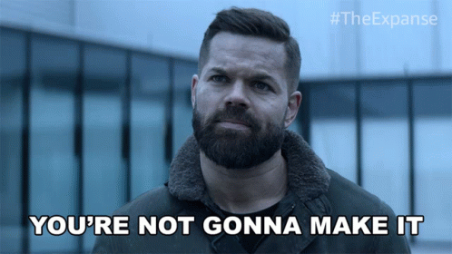 A Man With A Beard Says That He 'S Not Gonna Make It GIF