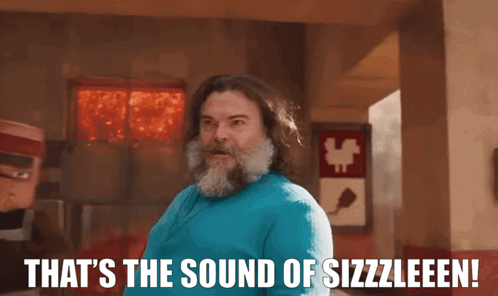 A Man With A Beard Says That 'S The Sound Of Sizzzleeen GIF