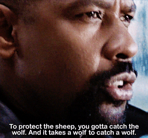 A Man With A Beard Says To Protect The Sheep GIF