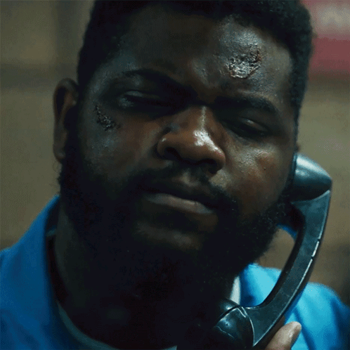 A Man With A Beard Talking On A Phone With The Words It 'S All Good Below Him GIF