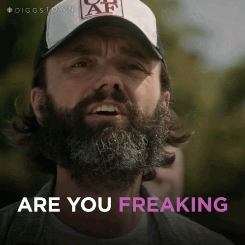 A Man With A Beard Wearing A Hat That Says ' U.s. Af ' On It GIF