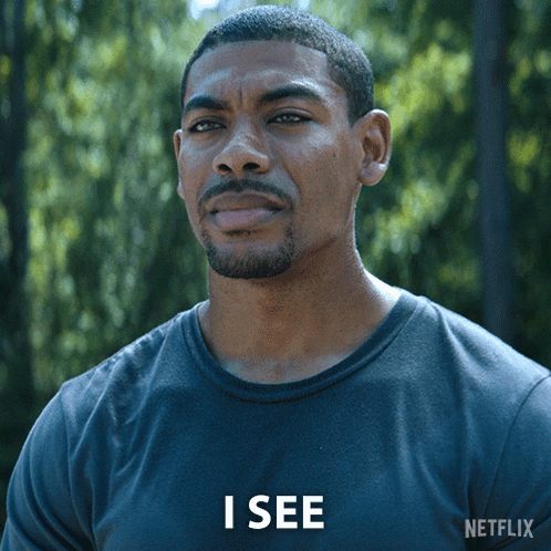 Bearded Man In Netflix Shirt Says I See GIF