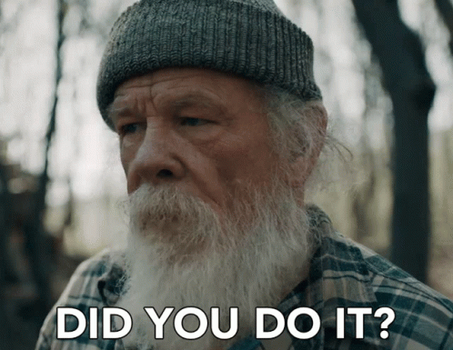 Bearded Man In Plaid Shirt And Beanie GIF