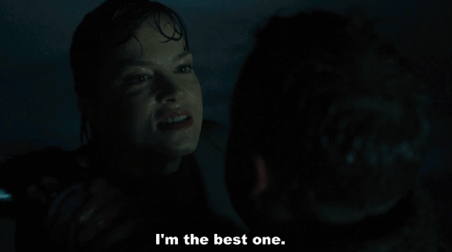 A Man With A Bloody Nose Is Saying I 'M The Best One GIF