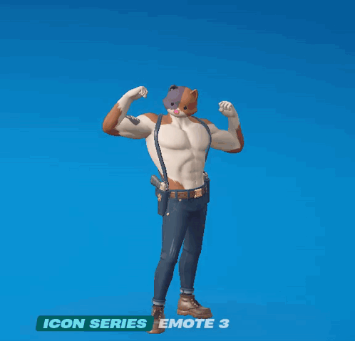 A Man With A Cat Mask Is Holding A Stick With Flames On It Over His Head .. GIF