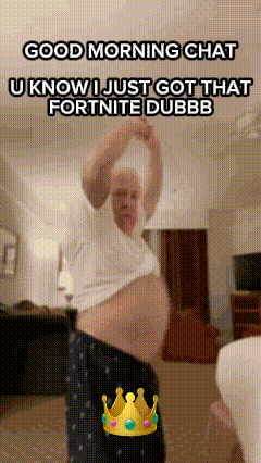 A Man With A Crown On His Head Says Good Morning Chat GIF