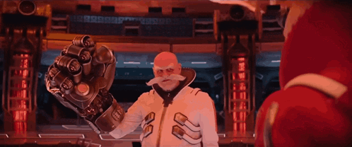 A Man With A Glove On His Hand Says I Was Saving It For Comic Con GIF