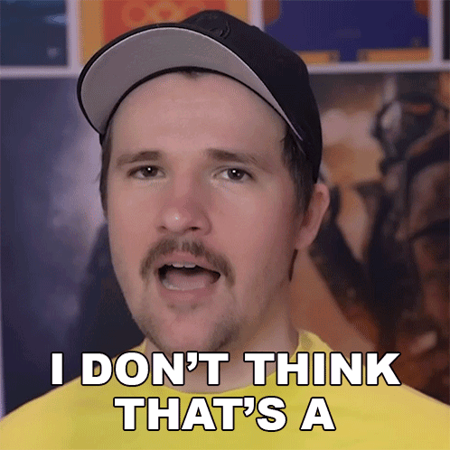 A Man With A Hat And Mustache Says I Don T Think That 'S A GIF
