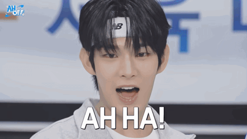 A Man With A Headband That Says New Balance On It GIF