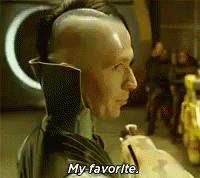 A Man With A Mohawk On His Head Is Talking About His Favorite . GIF