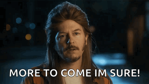 A Man With A Mullet And A Beard Says More To Come Im Sure GIF