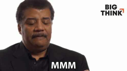 Man With Mustache Making Funny Mmmm Face GIF