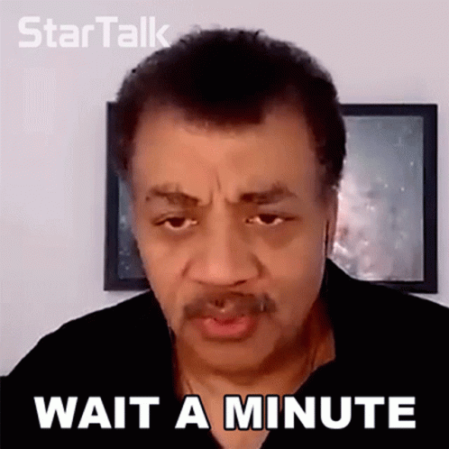 A Man With A Mustache Is Wearing Headphones And Making A Funny Face While Talking On A Video Call . GIF